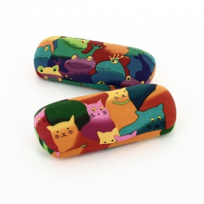 Glasses Case with Cartoon Cats or Frogs - Cool